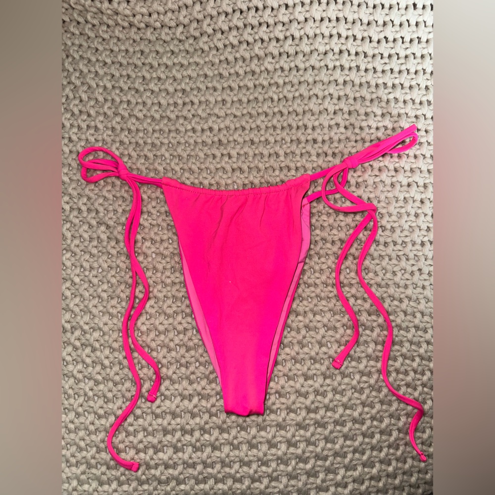 Neon Pink Sparkle Bikini Bottoms Frankie’s Bikinis